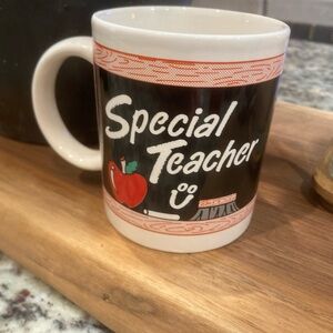 Source Unknown Special Teacher Mug - Black and White